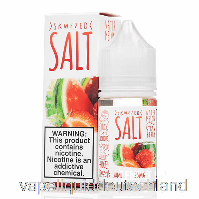Wassermelone-Erdbeere – Skwezed-Salze – 30 Ml, 50 Mg Vape-Flüssigkeit